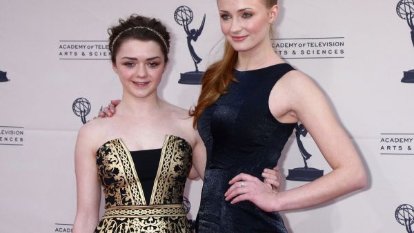 Maisie Williams and Sophie Turner. (Kathy Hutchins / Shutterstock.com)