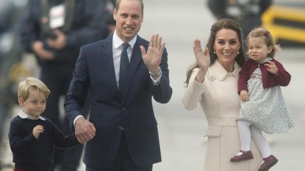 Prince William—photographed here with Kate, Duchess of Cambridge, Prince George, and Princess Charlotte. (Heinz Ruckemann/UPI)
