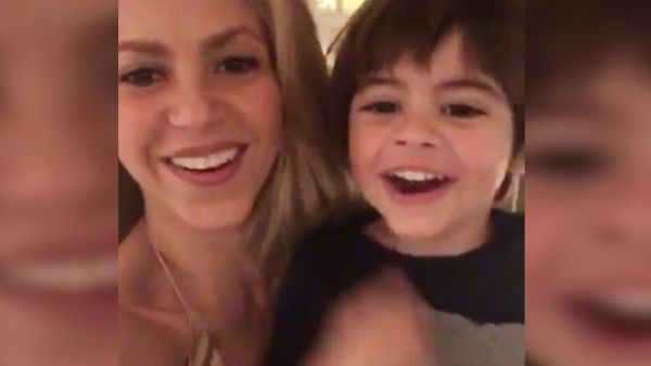 Earlier on Saturday, Shakira posted a longer message to her fans alongside a photo selfie of her smiling in the same dress. (Instagram) 