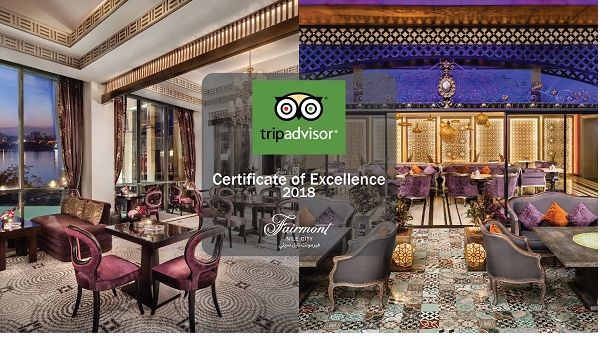 Fairmont Nile City Certificate of Excellence.