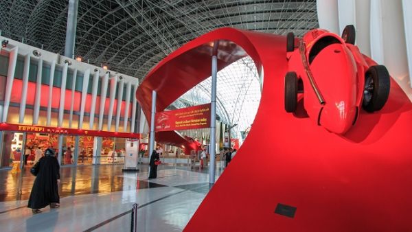 Abu Dhabi is home to Ferrari World, the first-ever Ferrari-branded theme park in the world. (Shutterstock)