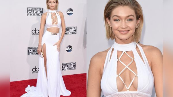 Gigi Hadid cut off her famous long locks in favor of a bob haircut at the AMAs. (AFP)