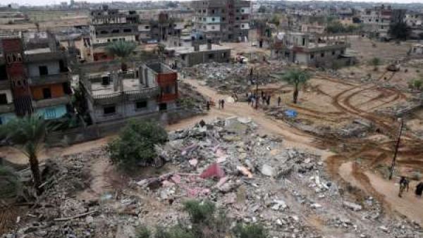 Destruction in Gaza after Israeli bombing (Mohamed Sherbeny / AFP)