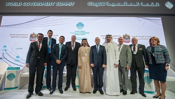 Participants in the open dialogue sessions at the Sixth World Government Summit. Participants in the open dialogue sessions at the Sixth World Government Summit.