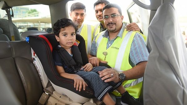 Last month HMC’s Hamad International Training Center and the Child Development Center at Rumailah Hospital organized the third workshop on child car seat safety.