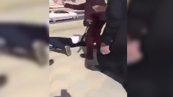 The mutaween were the subject of controversy after chasing and assaulting two women over their dress. (Twitter) The mutaween were the subject of controversy after chasing and assaulting two women over their dress. (Twitter)