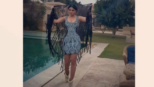 Haifa Wehbe's controversial "Mariem" look. (Image: Facebook)