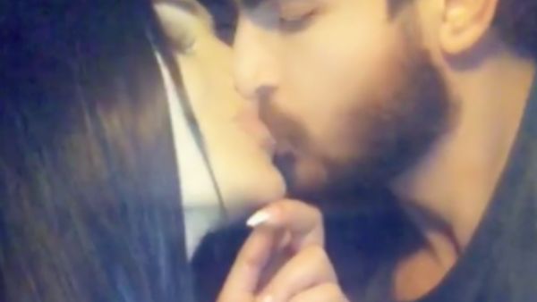 Haifa Magic and Rabee's relationship is no secret yet this could be the first time they kiss in a video she shares to social media. (Source: Haifamagicofficial - Instagram)