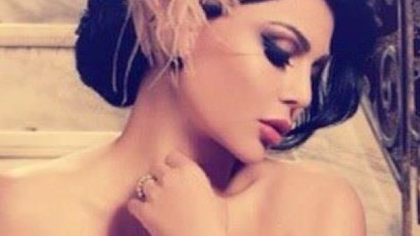 Haifa Wehbe's biggest fan has a large tattoo of her face on his arm. (File photo)