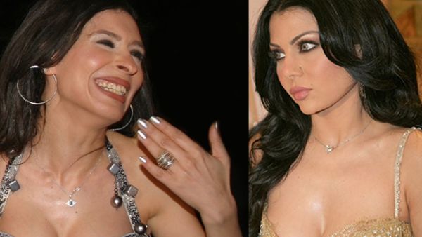 Dina would marry Haifa Wehbe, but would she even say yes? (Image: Albawaba edit)