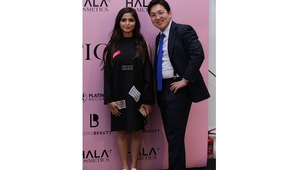 Hala Al Turk, John Park, CEO of Beyond Beauty