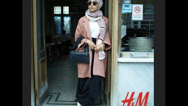 Mariah Idrissi in H&M's Close the Loop campaign. (H&M)