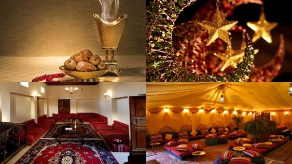 يمكنك بسهولة أن تحول اي مساحة إضافية في المنزل أو المكتب الى مجلس رمضاني