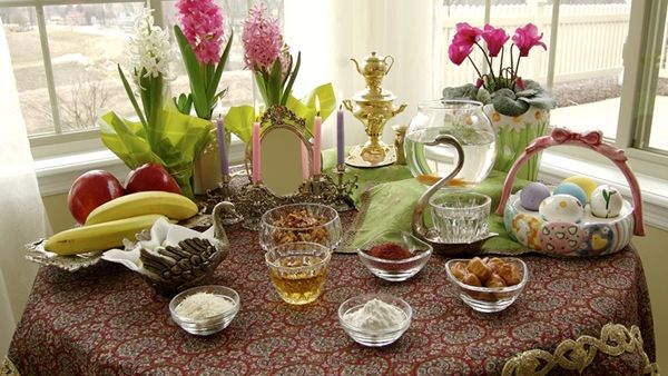 مائدة النوروز التقليدية 