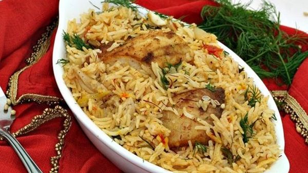 البرياني بالسمك البرياني بالسمك