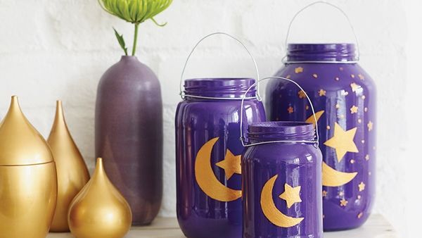 مصابيح ملونة لزينة رمضان 