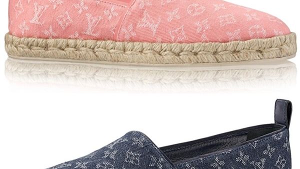 أحذية لويس فويتون القماشية تنافس بقوة هذا الصيف