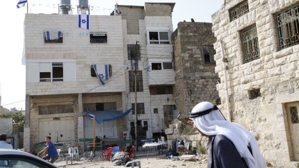Around 40 settlers have occupied the house despite a court order barring them from entry. (AFP)