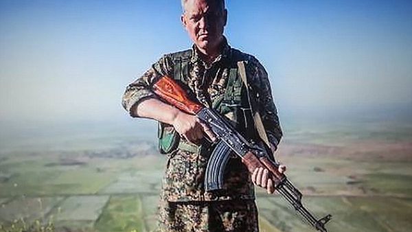 The Hollywood star appeared in his first televised interview from Syria this week. (Twitter)