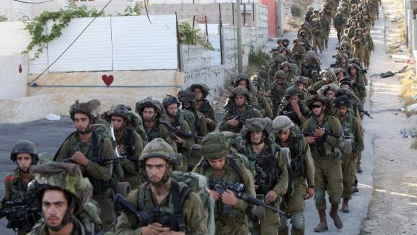 Israel Defense Forces training in the West Bank, June 17, 2014 (File-AFP)