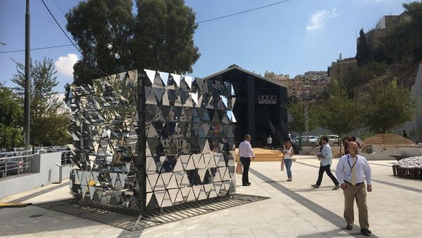 Amman Design Week's main space (Al Bawaba/John Lillywhite)