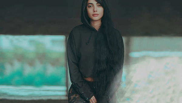 Maedeh Hojabri, the 19-year-old Iranian teenager who was arrested by Iranian authorities over posting videos while dancing on her Instagram account. (Twitter)
