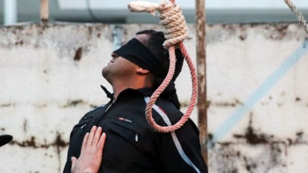 A man is executed in Iran (file photo)