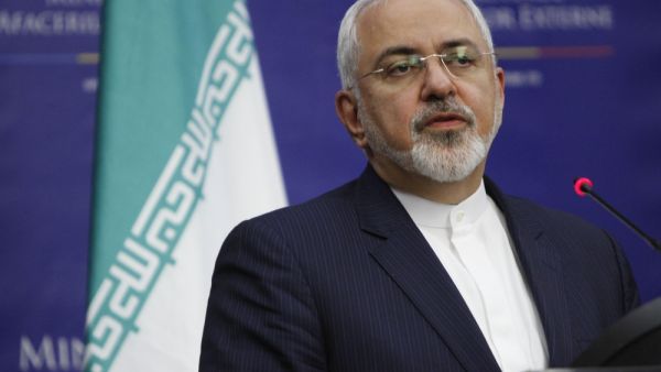 Iranian Foreign Minister Mohammad Javad Zarif speaks at the joint press conference. (Shutterstock/ File Photo)