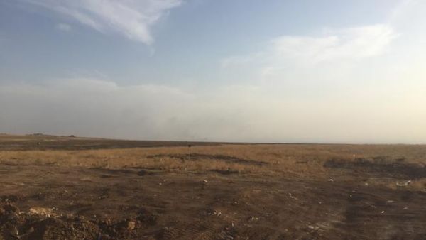 The view from a Peshmerga base north of Mosul (Al Bawaba/Adam Lucente)