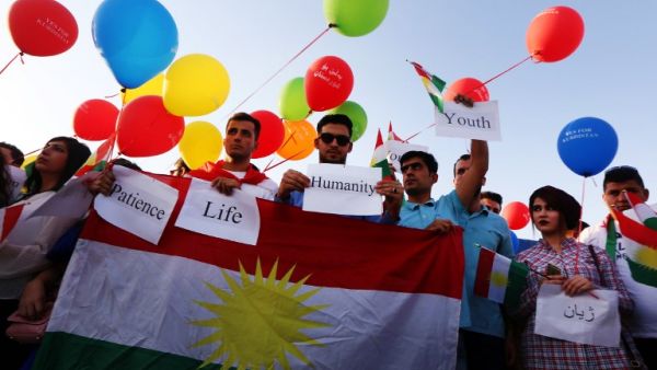 Iraqi Kurds announced an overwhelming "yes" for independence on Wednesday following a referendum that has incensed Baghdad (Safin Hamed/AFP)