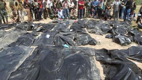 Around 1,700 Iraqi military recruits were executed in June 2014 after Daesh terrorists seized control of the western city of Tikrit. (AFP/File)