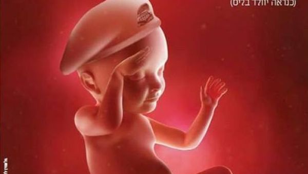 The advertisement was published in the right-wing newspaper, Makor Rishon, for Lis Maternity Hospital in Tel Aviv. (Screenshot/ +972 Magazine)