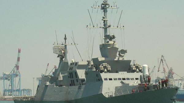 بارجة حربية اسرائيلية