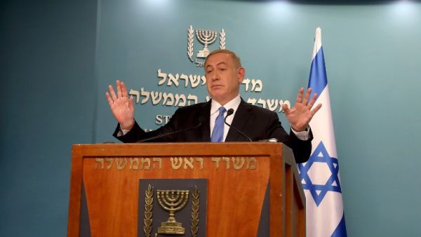 Netanyahu was quick to produce a response to Kerry's "biased" speech (Gali Tibbon/AFP)