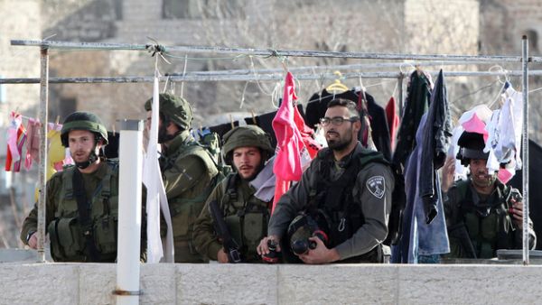 A group of settlers attacked a boys’ school in the Palestinian village of Ourif. (AFP/File)