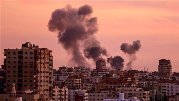 Smoke billowing in Gaza City after Israel's military targeted Hamas posts in Gaza. (AFP/ File)