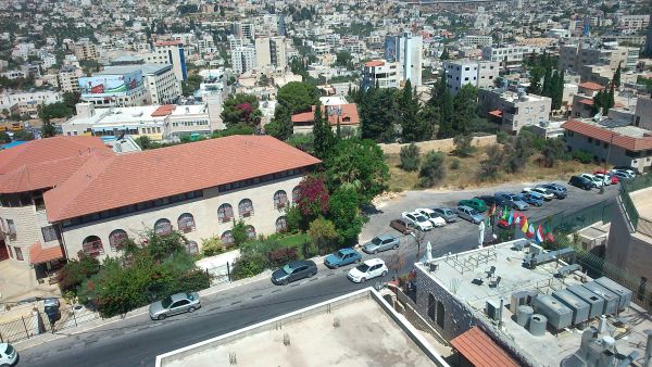 The view from Bethlehem University, which offers a colloquial Arabic course taken by some Cambridge students in recent years (Rosie Topham)