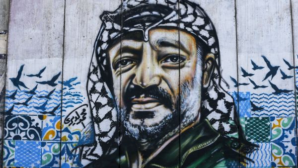 A message of support from Palestinian President Mahmoud Abbas was read out at the rally. 