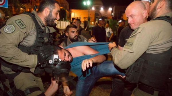 Scores of riot police dispersed peaceful demonstrators using 'unprecedented' levels of violence. (Twitter)