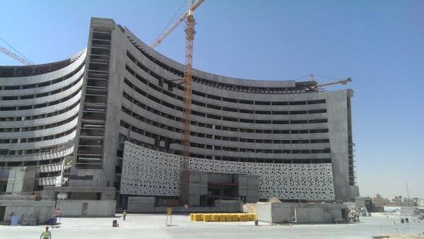 The Jaber Hospital will becomes Kuwait's largest medical facility upon its completion (Twitter)