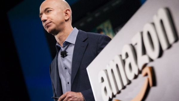 Jeff Bezos added $1.5 billion to his fortune after Amazon gained $9 billion in market value following the Souq.com deal. (AFP/David Ryder)