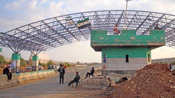 The Syrian side of the Nasib border crossing with Jordan. (AFP/File)