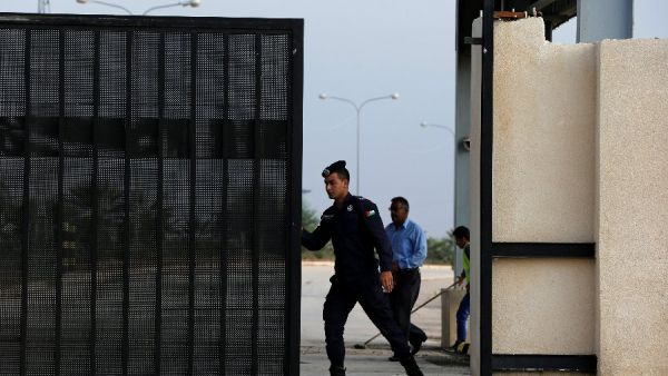 Nasib Crossing between Jordan and Syria. (Twitter)