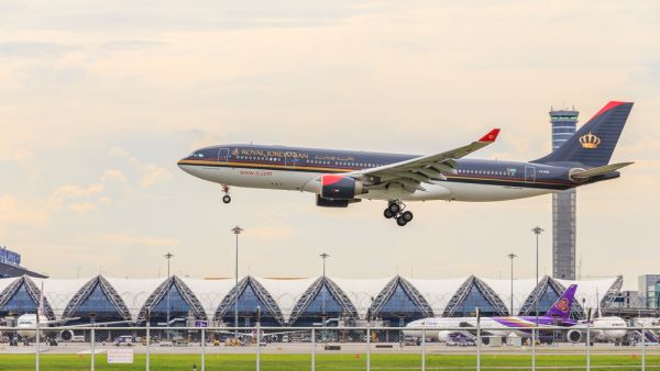 Royal Jordanian is among the airlines affected by the electronics ban. (Shutterstock)