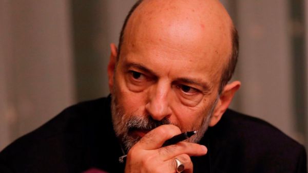 Jordanian Prime Minister Omar al-Razzaz meets with member of Union leaders in Amman. (AFP/ File Photo)