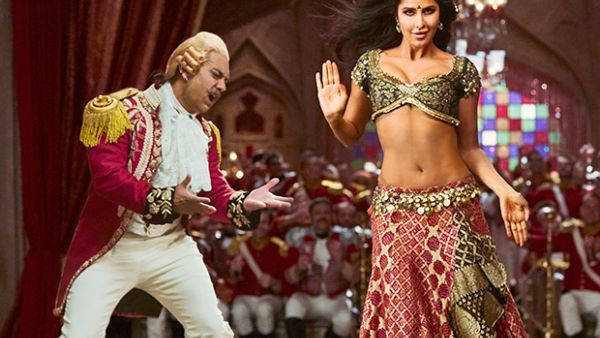 مشهد من فيلم كاترينا كيف وعامر خان "Thugs Of Hindostan" 