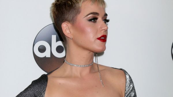 Katy hinted that she and Orlando were back together as she said she was 'spoken for' and 'very happy' (Source: Kathy Hutchins - Shutterstock)