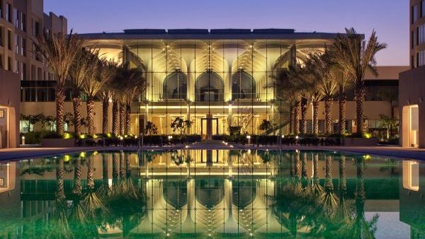 The hotel is located in the Al Mouj area of the city.