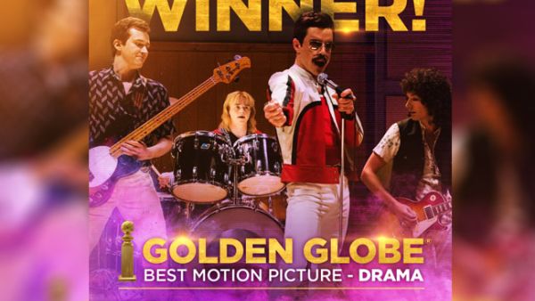 Rhapsody star Rami Malek earned the honor for Best Actor (Source: BoRhapMovie / Instagram ) 