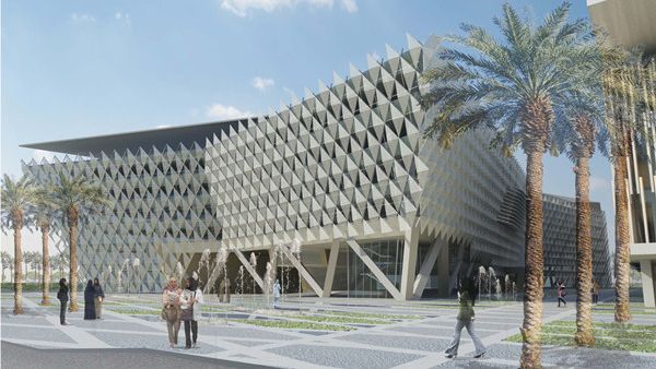 The project consists of seven unique-shaped buildings which will house the administration wing, cultural centre, convocation hall, conference centre, university library, visitor centre and a grand mosque. (Sinohydro.com)